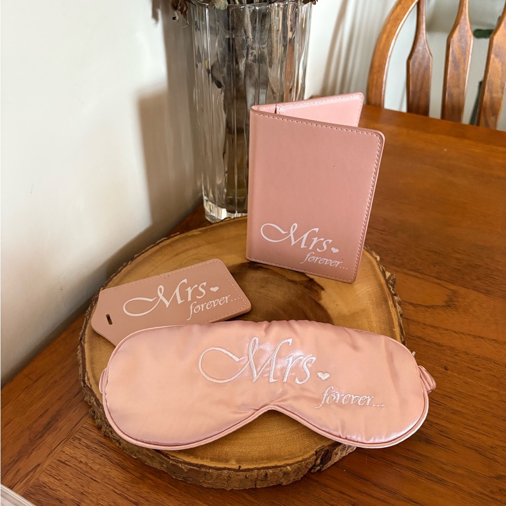 Mrs. Forever 💖🥂 Bride Travel pack